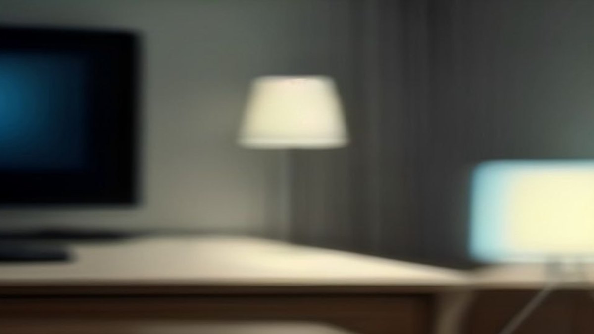 Cabo de rede conectado à traseira de uma TV ao lado de um roteador Wi-Fi