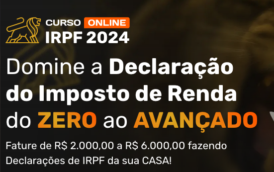 Curso IRPF 2024 da Janaina de Paula